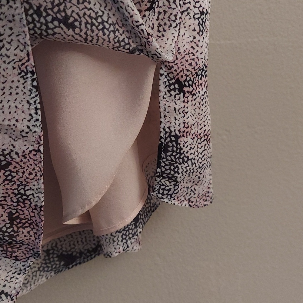 REISS Jonah Circle Print A Line Mini Skirt 4 Date Night Summer Flowy Breathable - Picture 6 of 14